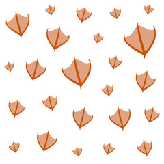 hand drawn duck steps pattern background. Design vector illustration