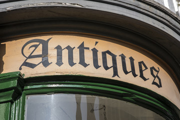 Antiques Shop Sign