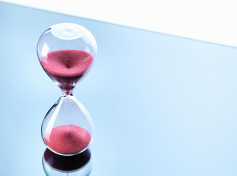 Hourglass measuring time