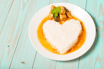 proper nutrition, rice with vegetables