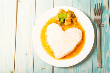 proper nutrition, rice with vegetables