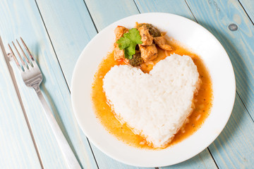 proper nutrition, rice with vegetables