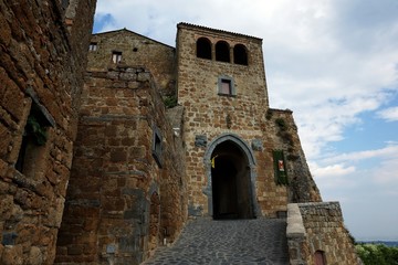 Fototapeta na wymiar Medieval village Civita di Bagnoregio, Lazio, Italy