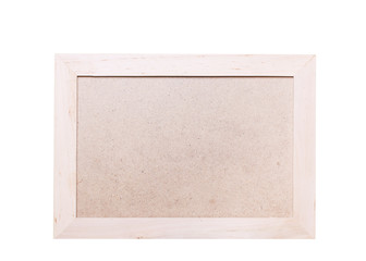 Fototapeta premium Horizontal empty wooden frame for writing the text