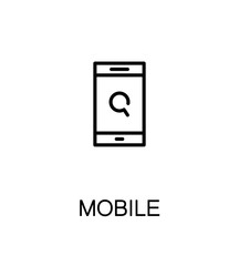 Mobile flat icon