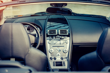 Luxury car interior 