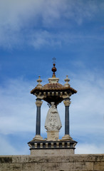 sculpture of the virgin "de los desamparados" in Valencia
