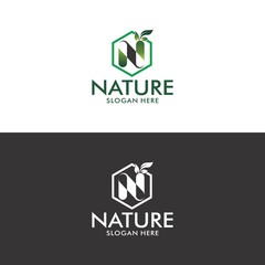 Nature logo in vector