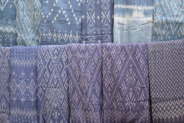 Fabric / View of cotton fabric vintage style.