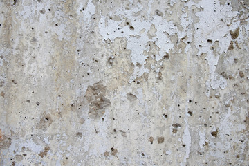 Aged gray cement wall texture and background.