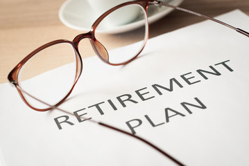 saving money for retirement plan finance concept - 137253838