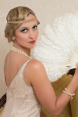 Flapper dress and headband
