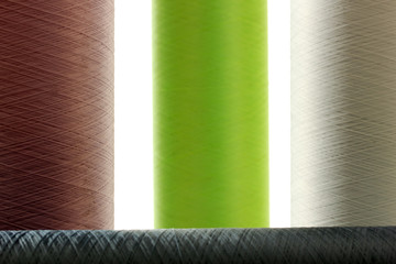 Colored sewing thread