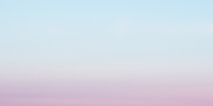 Beautiful sky colors blue and pink