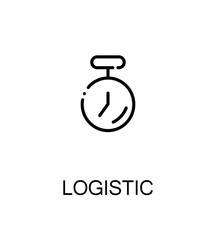 Logistic flat icon