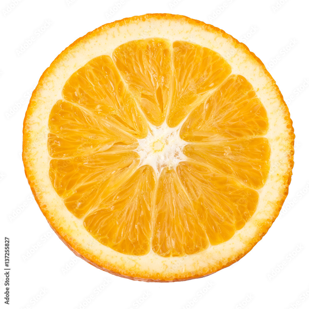 Poster Orange closeup isolated