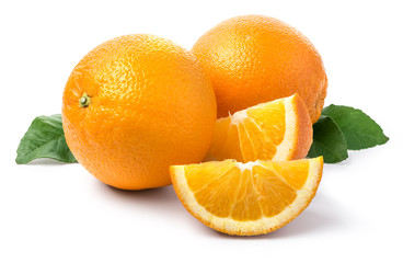 Orange fruit isolated
