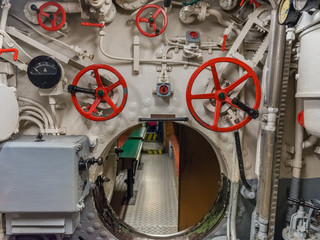 view of the engine room of the ship