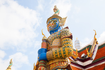 Obraz premium Demon Guardian in Wat Phra Kaew Grand Palace