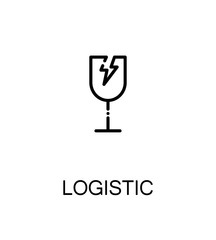 Logistic flat icon