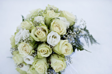 Rose wedding bouquet