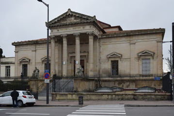 Perpignan, Pyrénées orientales, palais de Justice.