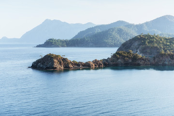 Fantastic views of the rocky coast and waves