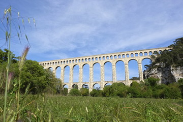 Aqueduc de Roquefavour. France. Pays d'Aix.