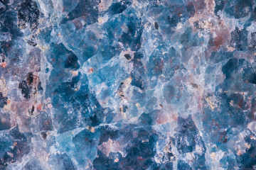 Blue mineral texture as a background