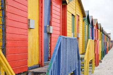 beach house colourful