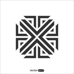 Abstract vector X  icon
