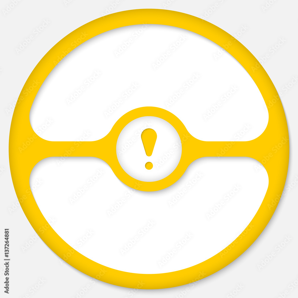 Poster abstract frame for your text and exclamation mark