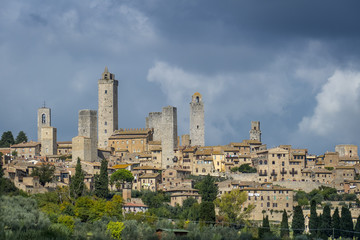 Fototapeta na wymiar View of San Gimignano, Tuscany, Italy