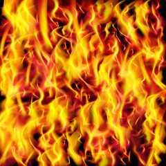 Fototapeta premium Vector fire flame texture background