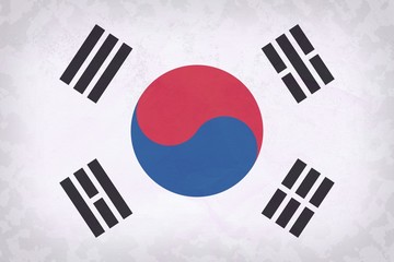 Republic of Korea (South Korea) flag pattern