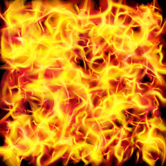 Vector fire flame texture background