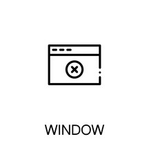 Internet window icon.