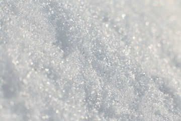background of fresh snow texture