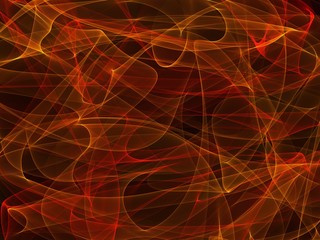 Abstract orange Smoke background 