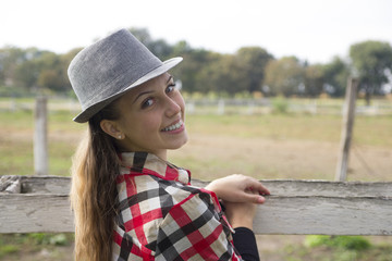 Young woman in nature