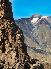 Felsen vor dem Pico del Teide