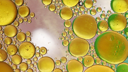 Oil in water abstract background