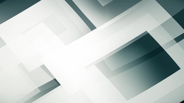 slow motion of toned background glassy and transparent geometric shapes 4K