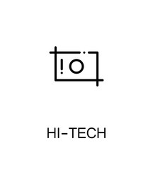 Hi-tech flat icon