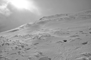 Winter in Carpathian mountins