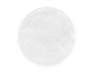 Round cotton cosmetic pad