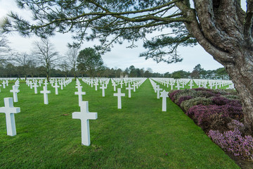 American War Cemetery near Omaha Beach, Normandy (Colleville)