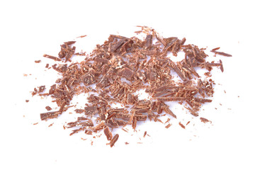 Fototapeta premium Chocolate Flake on a white background