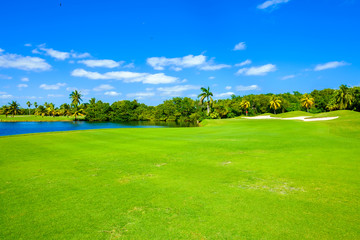 Fototapeta premium Beautiful golf course