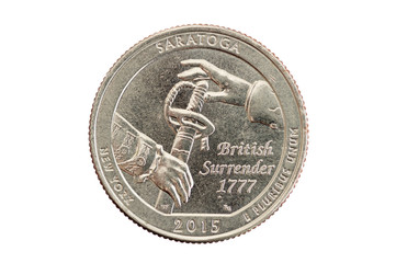 Saratoga Quarter Coin